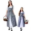 Vestido Retro Medieval Europeu e Americano 2023 Renascença Peça de Teatro Performance Vestido Vestido Vestido Cintura