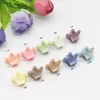 Venda Direta da Fábrica 1cm Presilhas de Garra Mini Mistas Cor Morandi Pequenas Presilhas de Cabelo Acessórios de Cabelo para Crianças Presilhas de Flor