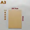Cartão Kraft em 5 Espessuras, Tamanhos A2 A3 A4 A5, Papel Kraft Grosso, Papel para Capa Dura Artesanal