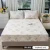 Juego de cama de verano fresco estilo pastoral floral con sábana bajera, colcha individual, funda de almohada, protector de colchón, funda protectora, ropa de cama