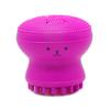 Masajeador Facial Listo para Usar del Fabricante Instrumento Pequeño de Pulpo para Lavar la Cara Multicolor Masajeador Cepillo Limpiador Facial Cepillo de Pulpo de Silicona de Doble Cara para Lavar la Cara