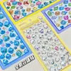 Pegatinas de Cristal 3D con Relieve de Gota de Agua Vintage Lindas Gotas de Lluvia con Brillo Pegatinas Decorativas de Resina para Manualidades