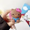 Gato Gatito de Silicona Dibujo Animado Lindo Adecuado para Soporte Magnético Magsafe con Fuerte Adsorción y Airbag Retráctil para Escritorio