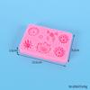 Molde de silicona para pastel de fondant de joyería de gemas estilo europeo, herramienta, paso seco, chocolate, relieve, molde de arcilla, molde epoxi