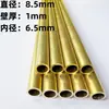 Diámetro 1 2 3 4 40 50 mm tubo redondo pequeño de latón capilar hueco de pared delgada h62/h65 tubo de latón protección ambiental