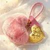 Pingente de celular em ouro 999 puro, cor ouro rosa iridescente, símbolo de riqueza, chaveiro, decoração de bolsa, presente