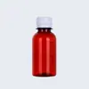 Atacado no Local Bico Fino para Animais com Escala 50ml-500ml Tampa Antifurto Frasco Reagente Líquido Marrom Embalagem de Álcool