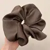 Lazo para coleta dulce y versátil para mujer, Cuerda para el pelo simple y elegante, Scrunchie de gran tamaño para verano, Accesorio para el pelo fresco y simple