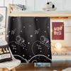 Cortina de Cama para Dormitório de Estudante, Cama Superior, Cortina Espessa Blackout Forte para Camas Superiores e Inferiores, Cortina de Dossel de Cama Sem Furo