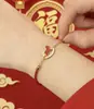 Novo Bracelete de Fio Vermelho "Dinheiro Vem Rápido" Estilo Chinês para Mulheres, Toque de Luxo Leve e de Alta Qualidade, Joia de Gotejamento de Óleo do Signo do Cavalo, Presente de Ano de Nascimento