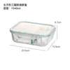 Fiambrera de vidrio para estudiantes fiambrera sellada para el hogar crisper de grado alimenticio especial para horno microondas fiambrera separada para el trabajo