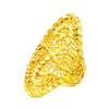 Anillo europeo transfronterizo chapado en oro de moneda europea para mujer no se decolora por mucho tiempo Japón y Corea del Sur joyería de imitación de oro joyería de oro de personalidad joyería para mujer Oriente Medio