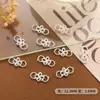 Novo Estilo de Luxo Leve Decorações de Unhas com Laço Liga K Branca Borboletas Fitas Unhas Usáveis Acessórios de Metal DIY Feitos à Mão