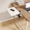 Placa de Extensão para Mesa de Escritório Painel de Mesa de Extensão Sem Furo Suporte de Braço Dobrável Extensão Bandeja de Teclado