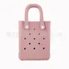 Bolsa de Playa Eva, Bolsa de Gelatina Colorida, Diseño Ligero, Minibolso DIY, Versátil y de Moda para Compras y Viajes Diarios