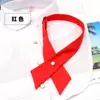 Gravata borboleta cruzada feminina Vermelha Preta e Azul Roupa de Negócios Uniforme JK Gola de gravata Flor Uniforme Universitário Coreano Uniforme Escolar Masculino