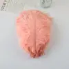 Suministro directo de fábrica de plumas de avestruz de 15-20 cm, decoración de plumas de avestruz, red de plumas, pared roja, venta al por mayor de Yiwu