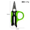 Xiankaxue Luya Tijeras de Pesca Mini Cortador Multifuncional de Sedal Anillas Partidas Accesorios para Pesca