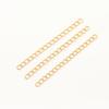 Color Oro Verdadero 18K Conservación del Color Galvanizado Cadena de Cola de Extensión Gotas de Agua de Amor Accesorios de Broche de Langosta para Joyería Hecha a Mano DIY Collar Pulsera