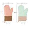 Guantes de Silicona Antiescaldaduras Personalizados para Cocina, Microondas y Horno, Guantes de Doble Capa Aislantes al Calor con Hebilla para Colgar, Guantes Resistentes a Altas Temperaturas para Hornear