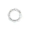 Anel Colorido de Diamante Fivela de Mola Diamante Dupla Face Flor de Ameixa Anel Aberto Pétala Chaveiro Acessórios DIY Anel de Conexão de Liga
