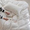 Funda Nórdica de Algodón Waffle Clase A Cubierta de Edredón de Algodón Puro Sábana Ajustable Individual Color Sólido Funda de Almohada Ropa de Cama al Por Mayor Estilo Japonés