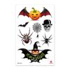 Xiyin Temu Festival Fantasma de Halloween Abóbora de Terror Cicatriz Sangrenta Adesivos de Tatuagem de Terror Conjunto de Adesivos de Tatuagem Transfronteiriços