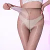 Medias Aurora Sin Costuras Ultradelgadas 1D "Gelatina de Uva" para Mujer, Mallas Brillantes de Alta Densidad de 640 Agujas