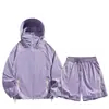 Nueva chaqueta de piel de verano para exteriores para hombres y mujeres, conjunto de dos piezas, ligera y transpirable, ropa con protección solar UPF50, conjunto de pareja
