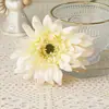 Venta Especial de Flores Gerbera Grandes de Borde Rizado Artificiales, Margaritas Africanas de Imitación, Flores Artificiales para Decoración del Hogar, Fotografía de Bodas y Arreglos Florales