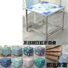 Mesa de Barbacoa de Acero Inoxidable Mesa Cuadrada de Comedor para el Hogar Calefacción Eléctrica Multifuncional Plegable Mesa de Ajedrez y Cartas Rejilla para Barbacoa