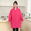 Bata Impermeable de Cocina Delantal Impermeable al Aceite Abrigo Mono Impermeable para el Hogar Delantal Impermeable al Aceite Lavable