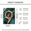 Conjunto de Relojes Populares para Mujer Transfronterizo Moda Reloj Conjunto de Regalo Reloj de Cuarzo Collar Pulsera Anillo Pendientes
