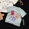 Ropa de bebé estilo coreano, tops finos de verano para bebés, camisetas casuales y lindas para bebés, súper adorables con estampado para el verano