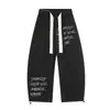 Nuevos Pantalones Deportivos Casuales de Color Sólido Estampados de Moda Urbana para Hombre 2026 Cintura Media Tendencia Venta al por Mayor 55