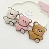 Tecido de pelúcia dos desenhos animados boneca urso broche urso urso mochila acessórios cachecol meias cocar acessórios decoração DIY