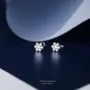 Pendientes de gancho curvo de plata pura S999 para mujer, Pendientes pequeños y delicados de corazón simples, Joyería amigable con las orejas, Disponibles para venta al por mayor y dropshipping