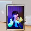 Marco de fotos de cristal Yaxuan de la canción TNT de la Liga Juvenil del Times, pintura de 7, 6 y 5 pulgadas, marco de fotos de vidrio periférico, decoración de mesa