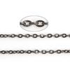 Aretes DIY hechos a mano Perla Cadena de metal Cadena O Collar Accesorios para aretes Cadena extendida 5 m Bolsa