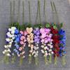 Nova Flor Artificial Inteligente Big Swallow Delphinium Africano Decoração de Casamento Flor Falsa Alta Jacinto Violeta
