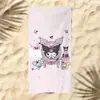 Toalla de Playa Sanrio Patrón de Dibujos Animados para Niños Gato Kitty Estampado Toalla de Baño Microfibra Secado Rápido para la Playa Toalla de Natación