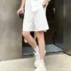 Conjunto de Camisa de Manga Longa Lisa Casual Solta e Shorts Masculino de Verão Novo High-End Estilo Old Money Simples
