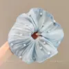 Goma para el pelo dulce floral estilo bosque para mujer, coleta suave y de alta gama estilo coreano, cuerda grande para el pelo, accesorio para el pelo de Ins, accesorio para la cabeza