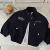 Chaqueta de Motocicleta para Niños 2026 Primavera Chaqueta Estilo Americano Personalizada con Cuello Alto para Niños Chaqueta Elegante Genial Casual para Bebé y Niño Pequeño