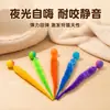 Brinquedo para Gato Lagarta Bola Elástica com Função Brilha no Escuro, Brinquedo para Gato para Autoentretenimento e Alívio do Tédio, Brinquedo Colorido de Lagarta Resistente a Arranhões para Gato