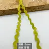 Em Estoque 0,5cm Ondulado de Polipropileno Colorido Renda em Forma de S para Roupas Acessórios de Borda Decorativa Curva Fabricante