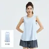 Nuevo Estilo Chaleco de Malla Holgado para Yoga sin Mangas para Correr Entrenamiento Fitness Deportes Top Conjunto Camisa Cubre Traje