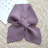 Bufanda Pequeña de Lana para Mujer Bufanda de Punto Triangular Cruzada Protector de Cuello Cálido Cuello Falso Fabricantes Venta al por Mayor en Stock En representación