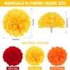Cabeças de Flores Crisântemo Artificiais Mais Vendidas da Amazon Atacado Cravo Decoração de Casamento Cabeças de Flores Arranjo de Flores DIY
