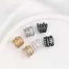 Ouro 14K diamante fio irregular contas de furo grande DIY pulseira de cristal feita à mão joia colar anel de corrida com contas